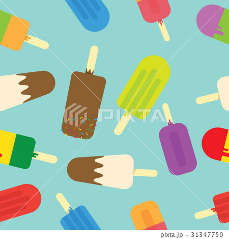 Ice cream seamless pattern 31347750