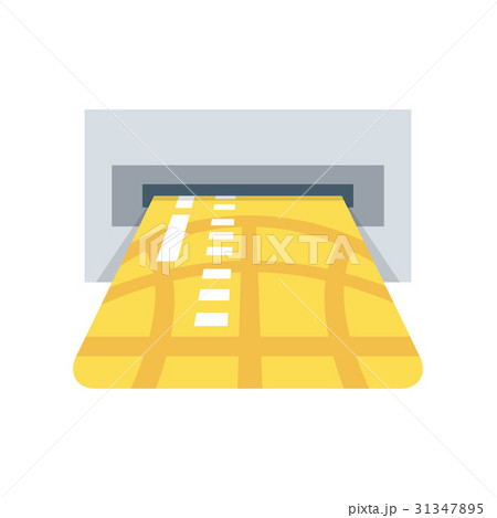 ATM credit card slot vector illustration 31347895