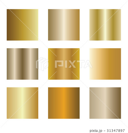 Set of gold gradients. Golden backgrounds 31347897