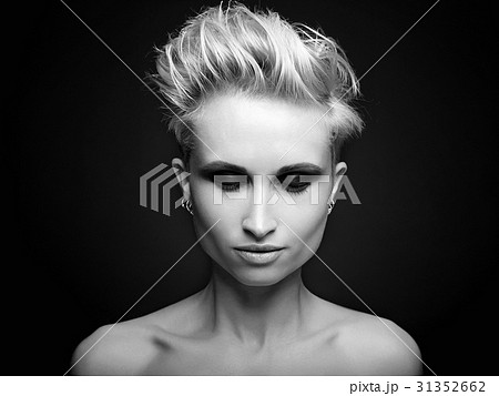 beautiful sexy woman with short hair beautiful sexy woman with short hair 31352662