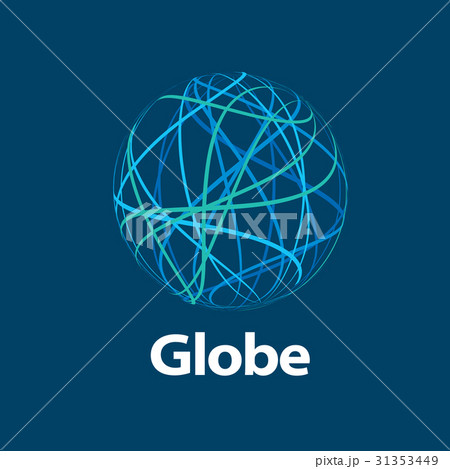 vector logo globe 31353449