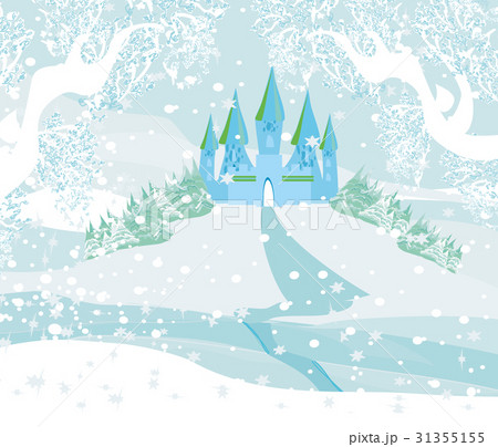 Winter landscape with castle Winter landscape with castle 31355155