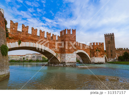 Ponte Pietra bridge in Verona - Italy 31357157