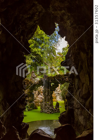 Grotto in Quinta da Regaleira - Sintra Portugal Grotto in Quinta da Regaleira - Sintra Portugal 31357602