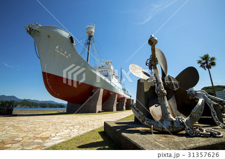 展示された捕鯨船 31357626