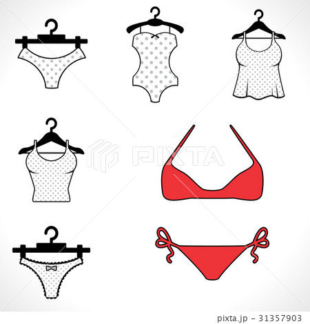 Swimsuits or Bikini Icon Swimsuits or Bikini Icon 31357903
