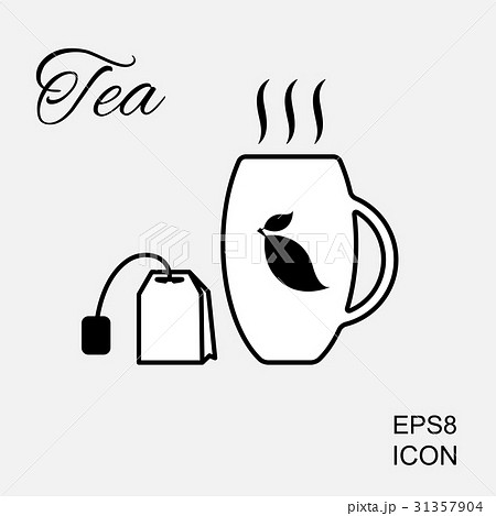 Cup of Hot Tea Vector Icon 31357904