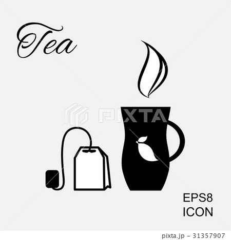 Cup of Hot Tea Vector Icon 31357907