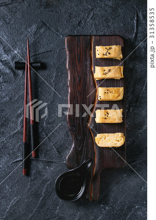 Japanese Rolled Omelette Tamagoyaki 31358535