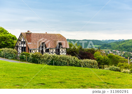 Traditional house in Etretat, Normandy, France 31360291