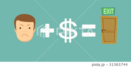 Man find a way out. sad face plus money equal to Man find a way out. sad face plus money equal to 31363744