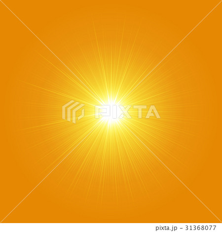 abstract light ray of sunshine in orange color 31368077