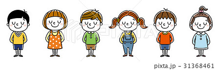 子供たち:照れる、リラックス 子供たち:照れる、リラックス 31368461