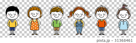 子供たち:照れる、リラックス 子供たち:照れる、リラックス 31368461