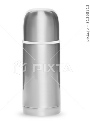 Metal thermos collection isolated on white 31368513