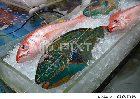 沖縄の市場　魚 31368896