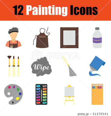 Painting  icon set 31370541