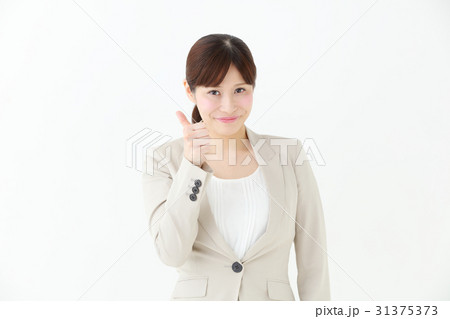 サムズアップ・ビジネスウーマン サムズアップ・ビジネスウーマン 31375373