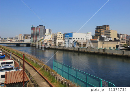 osaka city view by train osaka city view by train 31375733