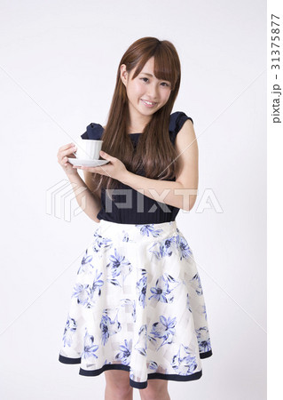 女の子 カフェ 31375877