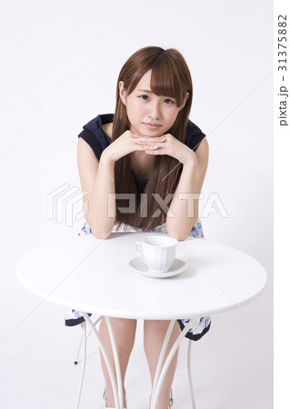 女の子 カフェ 31375882