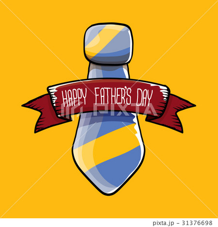 happy fathers day vector cartoon greeting card happy fathers day vector cartoon greeting card 31376698
