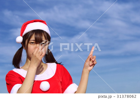 夏風邪のサンタ 青空 夏風邪のサンタ 青空 31378062