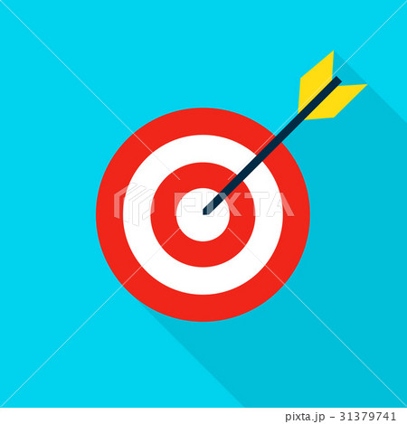 Sport Target Flat Icon 31379741