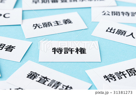 特許権　産業財産権　特許　知的財産権 31381273