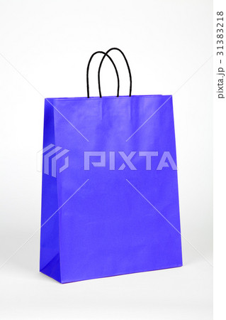 Blue shopping bag. Blue shopping bag. 31383218
