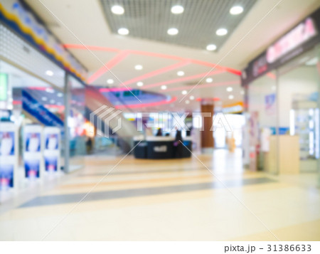 Shopping mall blur background Shopping mall blur background 31386633