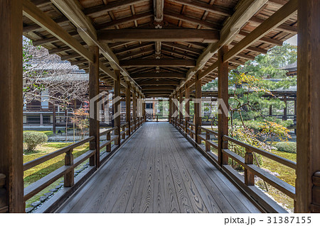 美しい寺院の回廊と庭園 美しい寺院の回廊と庭園 31387155