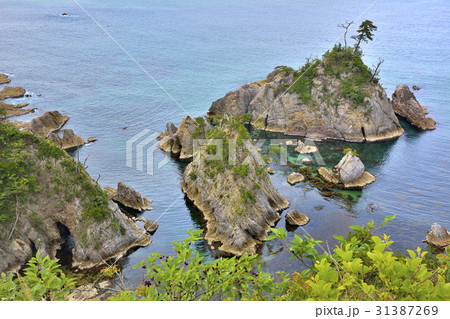 浦富海岸　山陰の松島　鴨ヶ磯 31387269