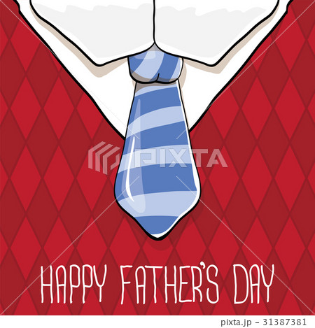 happy fathers day vector cartoon greeting card 31387381