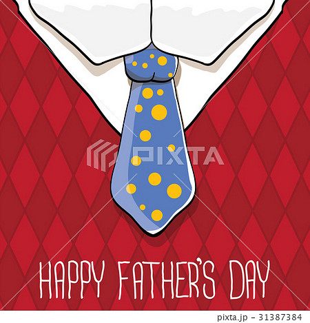 happy fathers day vector cartoon greeting card 31387384