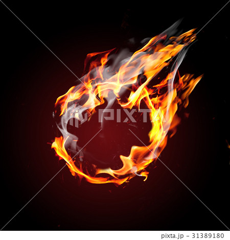 Blank ball on fire Blank ball on fire 31389180