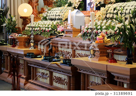 お葬式の祭壇 31389691