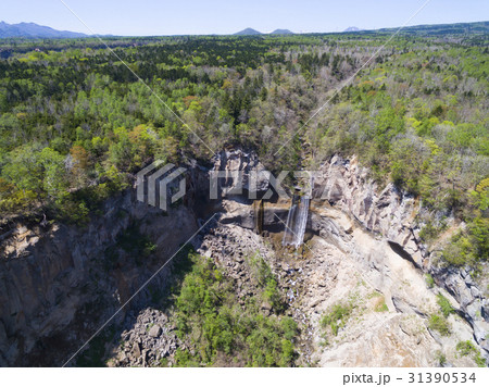 インクラの滝（空撮） 31390534