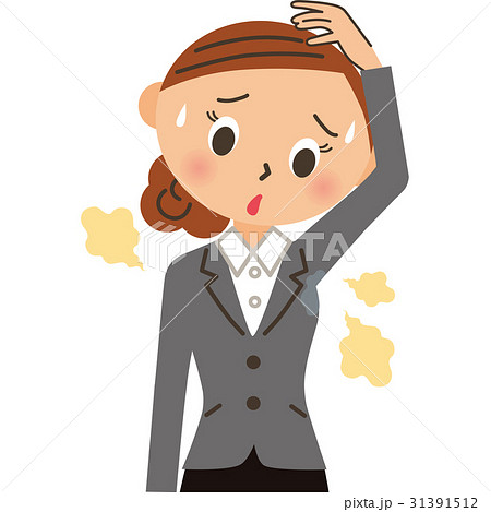 脇汗の会社員 31391512