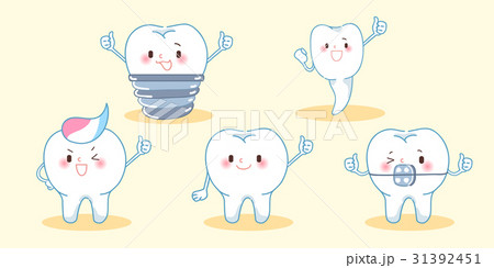 cute cartoon tooth cute cartoon tooth 31392451