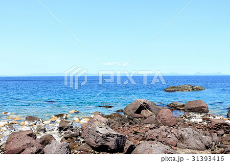 青森県下北半島 下風呂から津軽海洋を望む 青森県下北半島 下風呂から津軽海洋を望む 31393416