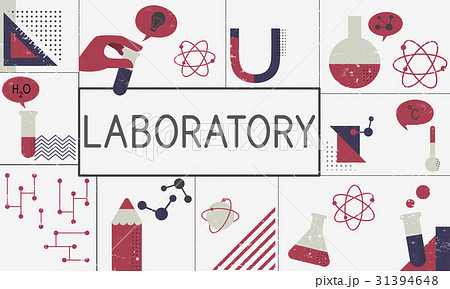 Life Science Biology Chemistry Conceptのイラスト素材