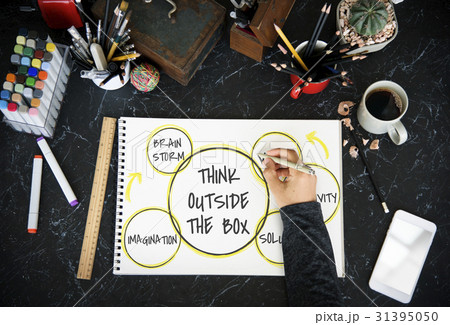Think Outside the Box Inspiration Creativity 31395050
