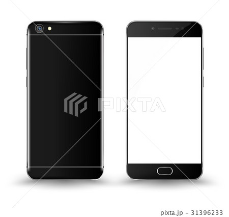 Front and back smartphone mockup. 31396233