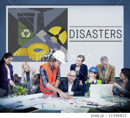 Disaster Calamity Destruction Damage Concept 31396822