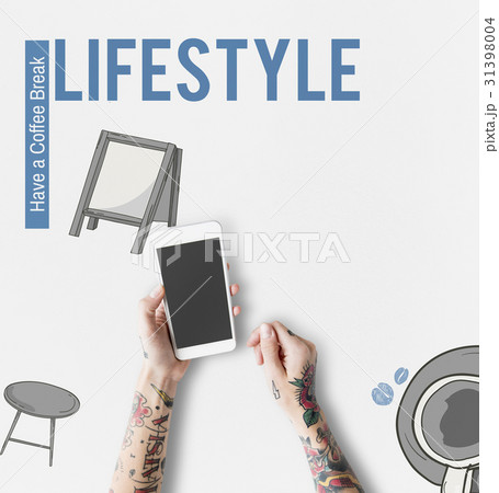 Lifestyle Cafe Relax Leisure Break Lifestyle Cafe Relax Leisure Break 31398004
