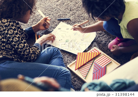 African Descent Family House Home Resting Living 31398144