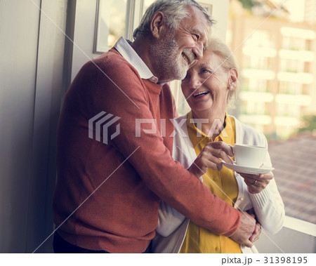 Senior Couple Daily Lifestyle Happiness Senior Couple Daily Lifestyle Happiness 31398195