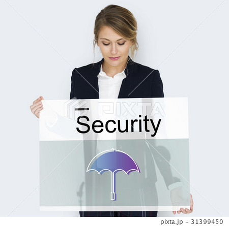 Warranty Security Safety Protection Guard Guarantee Umbrella Icons Symblos 31399450