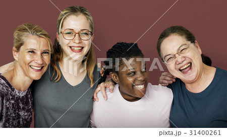 Diversity Group of Women Happiness Studio Portrait 31400261